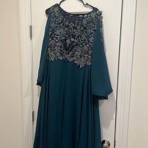 Teal Blue Royal Gown